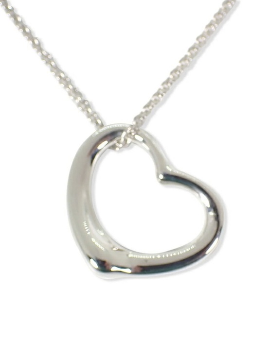 Tiffany & Co. Jewelry - Tiffany & Co Sterling Silver Open Heart Pendant Necklace